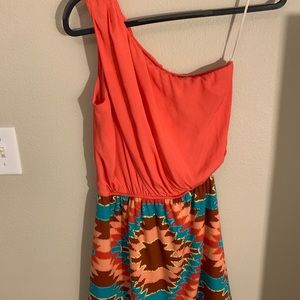 One shoulder Summer Dress